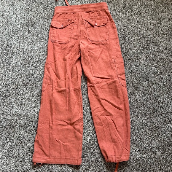 NWOT American Eagle Dreamy Drape Line Baggy Wide Leg Cargo Pant - Picture 5 of 5